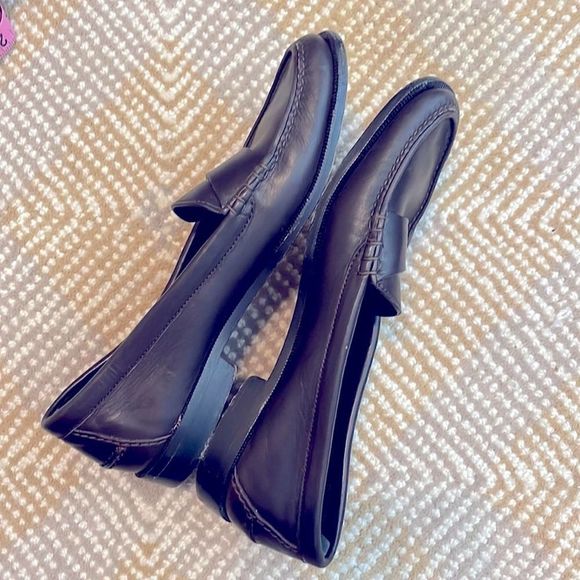 Proenza Schouler Sz 8.5 Leather Round Toe Loafers. - Picture 6 of 8